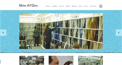 Desktop Screenshot of maineartglass.com